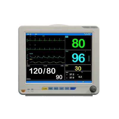 Hospital ICU Rescue Treatment First Aid Rescue Operation Animal Quality 12 Inch Accurate Medical Patient Monitor CE EtcO2 Parameter Multi Language Multi Language Data For Hospital ICU