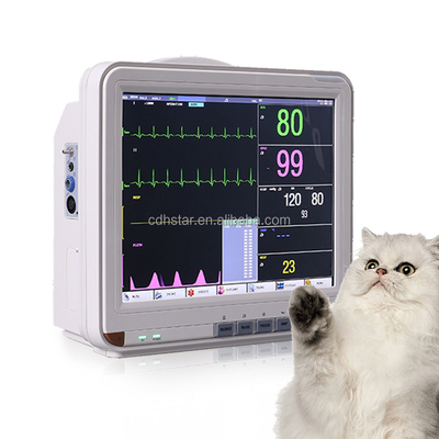 Portable Animal Multiparameter Patient Monitor 15 Inch Animal Multiparameter Patient Monitor
