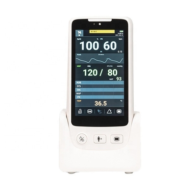 Small and medium size animal 5 inch touch screen portable handheld veterinary patient monitor with NIBP and SPO2
