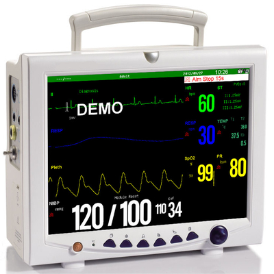 Bedside / ICU Sinnor SNP9000J 12 Inch Touch Screen ECG Multiparameter Patient Monitor