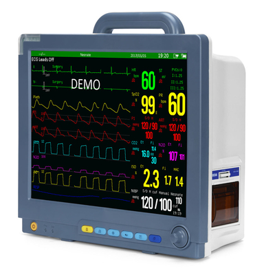 Bedside / ICU Sinnor SNP9000M Multi-Parameter 15&quot; Color TFT LCD Patient Monitor Vital Signs