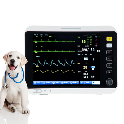 Yonker Veterinary Monitor Multi Parameter Patient Monitor Vital Signs Monitor For Animal 12.1 Inch