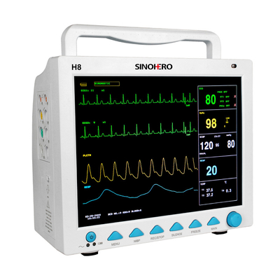 Monitor for Emergency Medical Equipment Vital Sign Monitor SINOHERO H8 Patient Handheld Patient Monitor with Touch Screen