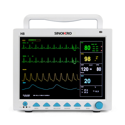 Monitor for High Quality Portable Bedside Monitor Multi Parameter Bedside Patient SINOHERO H8 Hospital Patient Monitor