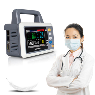 Portable Handheld Icu Monitor Vital Signs Cardiac Nibp Hospital Transport Plastic Ce Certified Hospital Multipara Patient Monitor