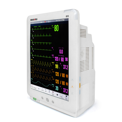 ECG Hospital Operating Room Digital Touch Screen Patient Monitor 15 Inch nibp spo2 Portable Multiparameter Portable Patient Monitor