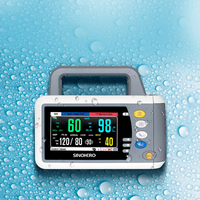 Convenient Handheld Portable Hospital Segment Analysis Icu Parameter Patient Vital Signs Monitor Plastic Ce Certified