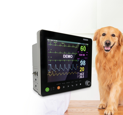 Manufacturer Supply Hospital Bedside 12.1 Inch Touch Screen Multiparameter ICU Patient Monitor With Accessory Box
