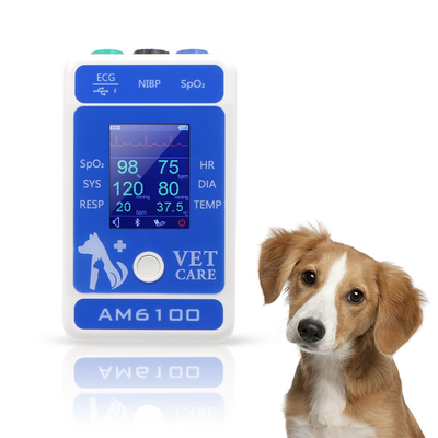 AM6100 Veterinary Patient Monitor Monitor Medical Clinic Equipment For Animal Portable AM6100